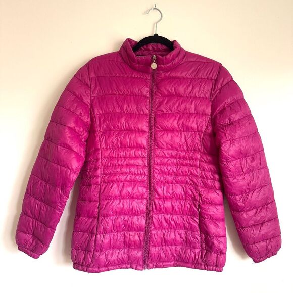 Vintage Helly-Hansen Full Zip Puffer Jacket - Pink | Size S - Picture 1 of 5